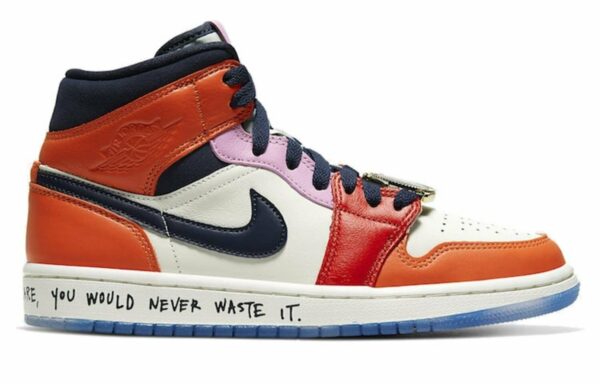 Air Jordan 1 Mid x Melody Ehsani "Fearless" - Imagen 4