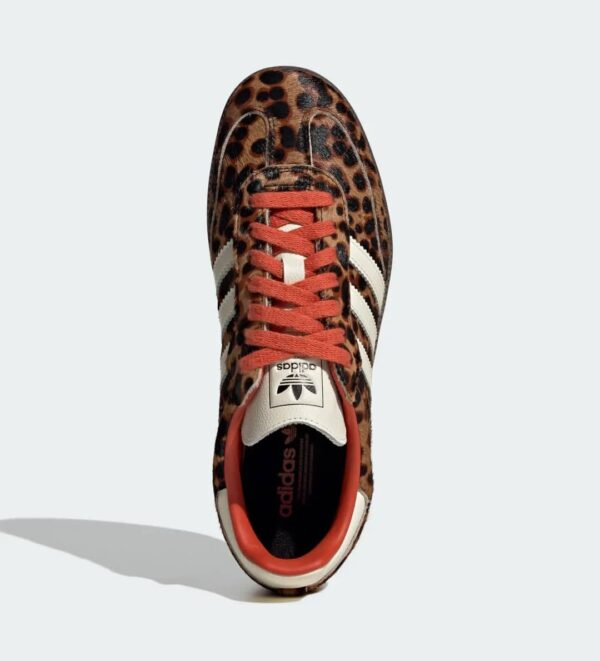 adidas Samba Leopard Print (W) Preloved Red - Imagen 5