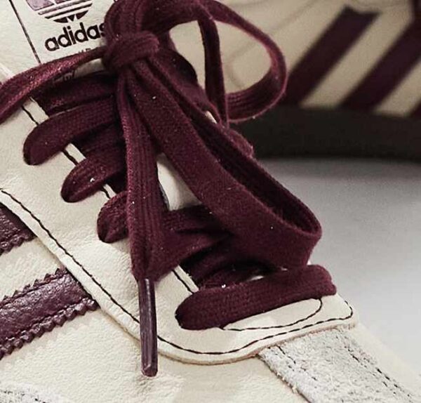 Adidas Samba OG Wonder White Maroon - Imagen 4