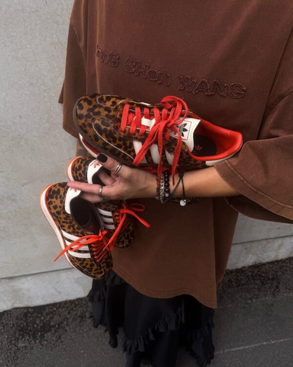 adidas Samba Leopard Print (W) Preloved Red - Imagen 3