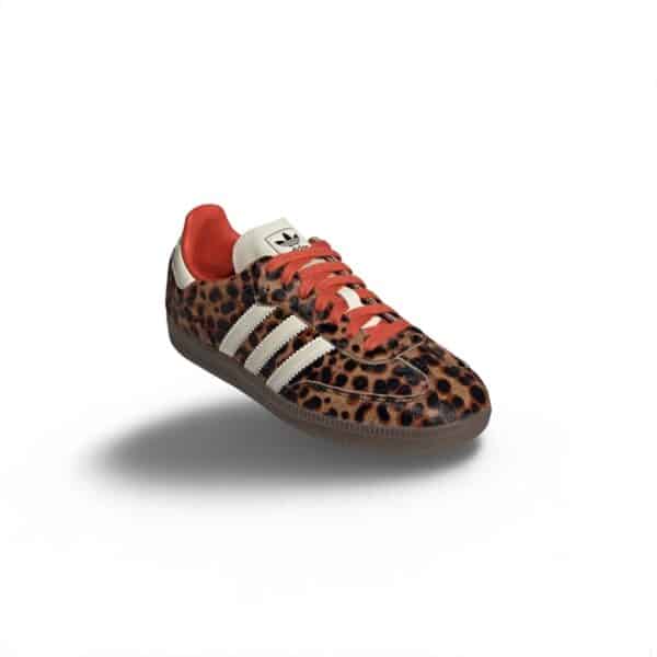 adidas Samba Leopard Print (W) Preloved Red - Imagen 7