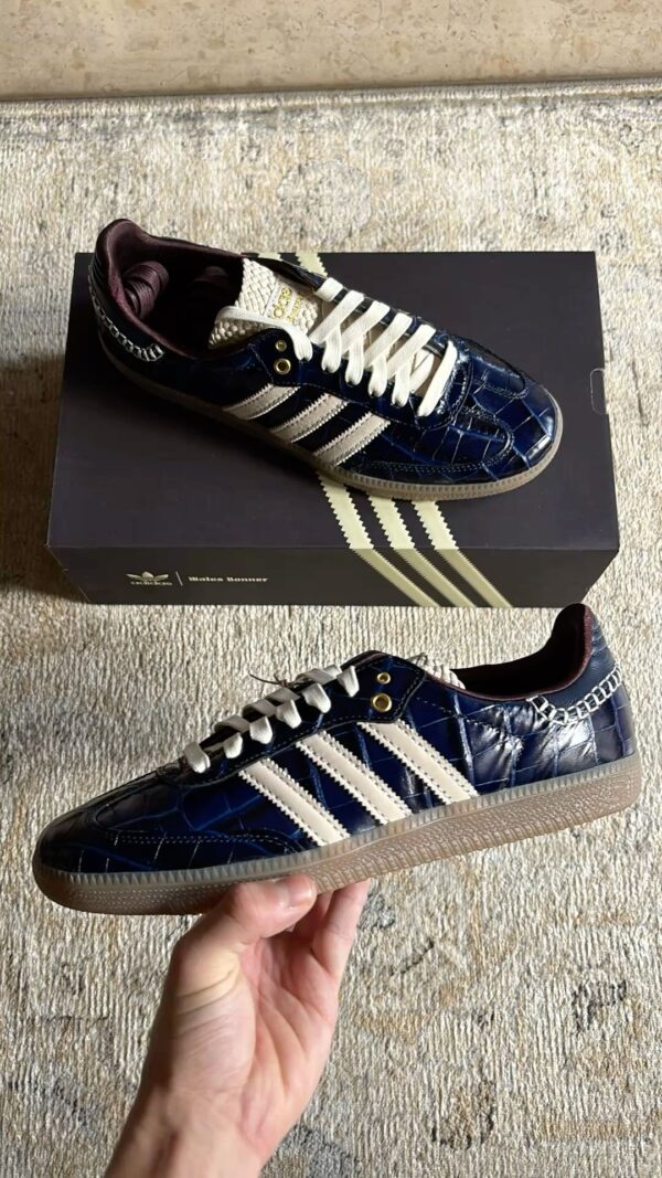 adidas Samba Wales Bonner Navy Croc - Imagen 2