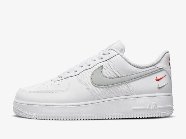 Nike Air Force 1 Low White Red Mini Swoosh