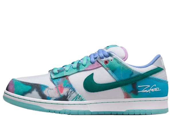SB Dunk Low “Futura Laboratories Bleached Aqua”