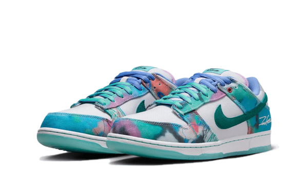 SB Dunk Low “Futura Laboratories Bleached Aqua” - Imagen 2