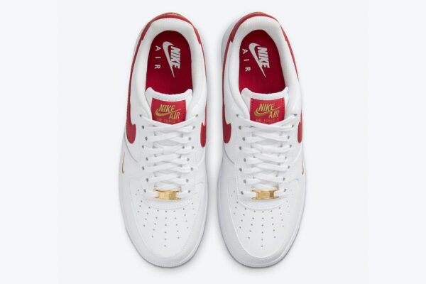 Wmns Nike Air Force 1 Essential Low ‘White Gym Red’ - Imagen 4