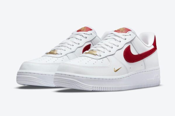 Wmns Nike Air Force 1 Essential Low ‘White Gym Red’ - Imagen 3