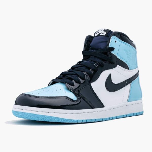 AIR JORDAN 1 RETRO HIGH OG “BLUE CHILL” OBSIDIAN/BLUE CHILL-WHITE - Imagen 4