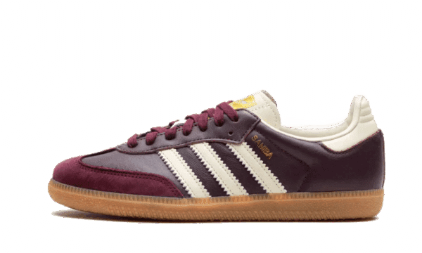 Adidas Samba OG Maroon Gold Metallic