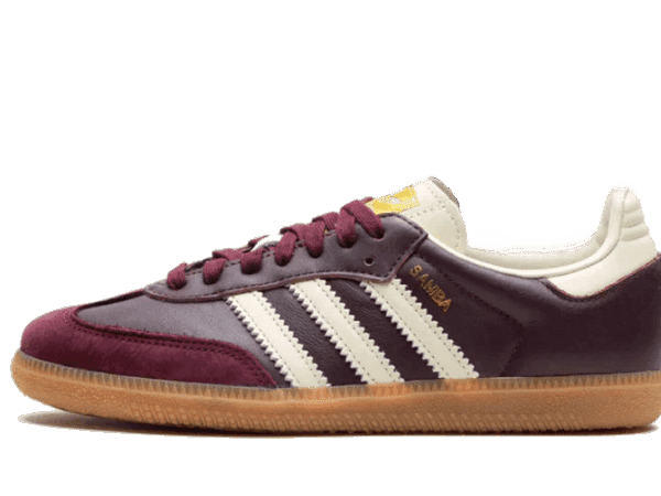 Adidas Samba OG Maroon Gold Metallic