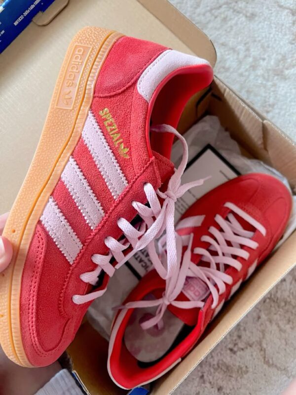 Adidas Handball Spezial Bright Red Clear Pink - Imagen 5