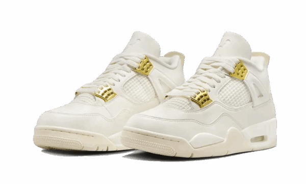 Air Jordan 4 Sail Metallic Gold - Imagen 2