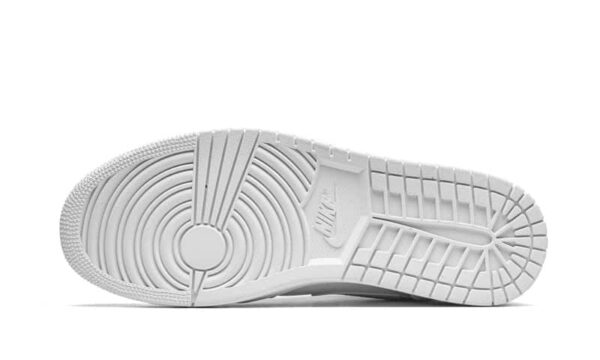 NIKE AIR JORDAN 1 MID TRIPLE WHITE - Imagen 5