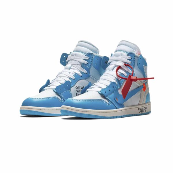 Air Jordan 1 High OG x Off White UNIVERSITY BLUE - Imagen 3