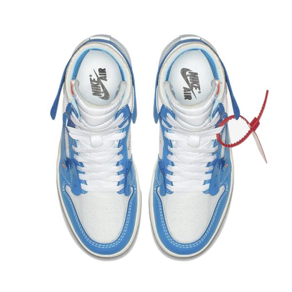 Air Jordan 1 High OG x Off White UNIVERSITY BLUE - Imagen 5
