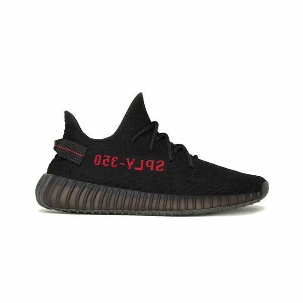 Yeezy 350 v2 BLACK RED - Imagen 3