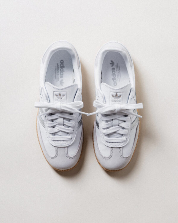 Adidas Samba OG W Cloud White / Silver / Grey One - Imagen 4