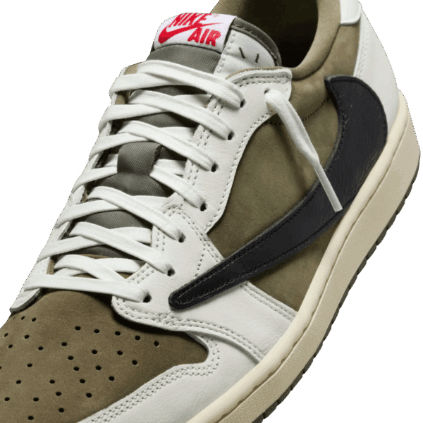 Air Jordan 1 Low OG x Travis Scott Medium Olive - Imagen 3