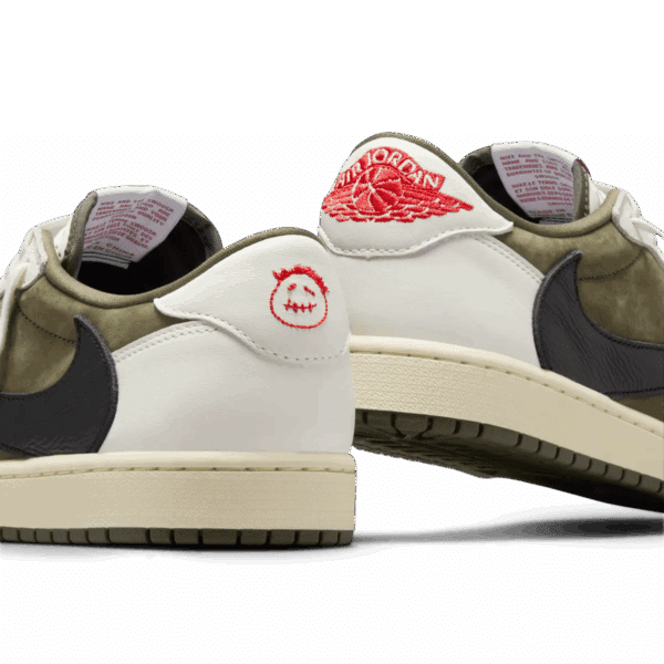 Air Jordan 1 Low OG x Travis Scott Medium Olive - Imagen 2