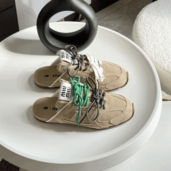 New Balance 530 SL Mule Miu Miu Ecru (Women's) - Imagen 4